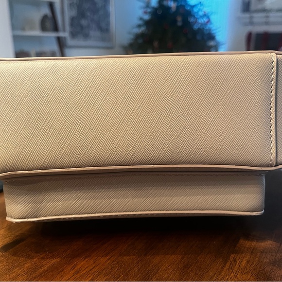 Joy Clean & Chic Saffiano Leather Crossbody Camera Bag White - Picture 3 of 3